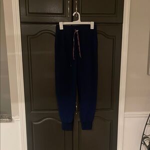 Vince Camuto Navy Joggers with Pink Drawstring